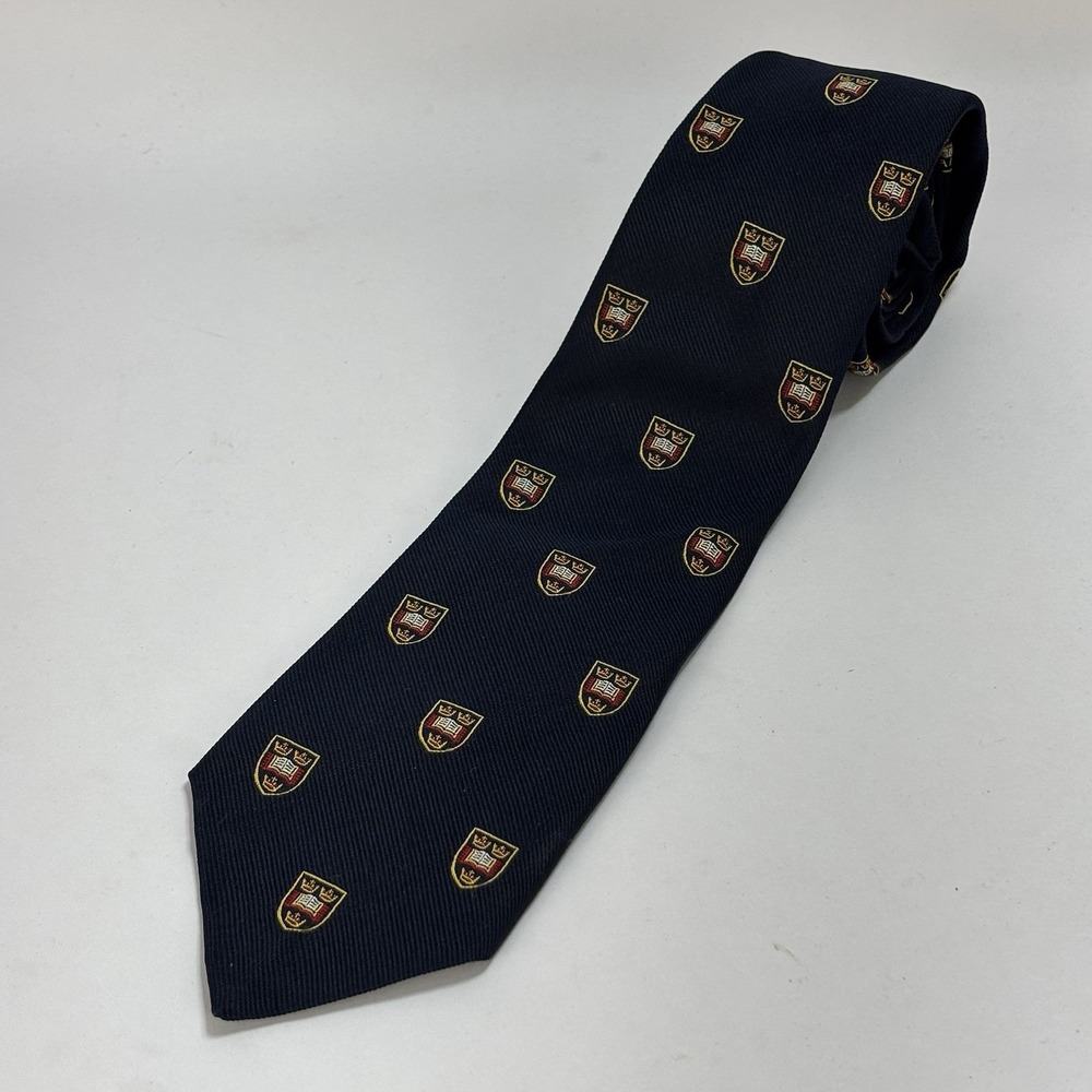 Vintage University Of Oxford Silk Tie Made In Germany Crest